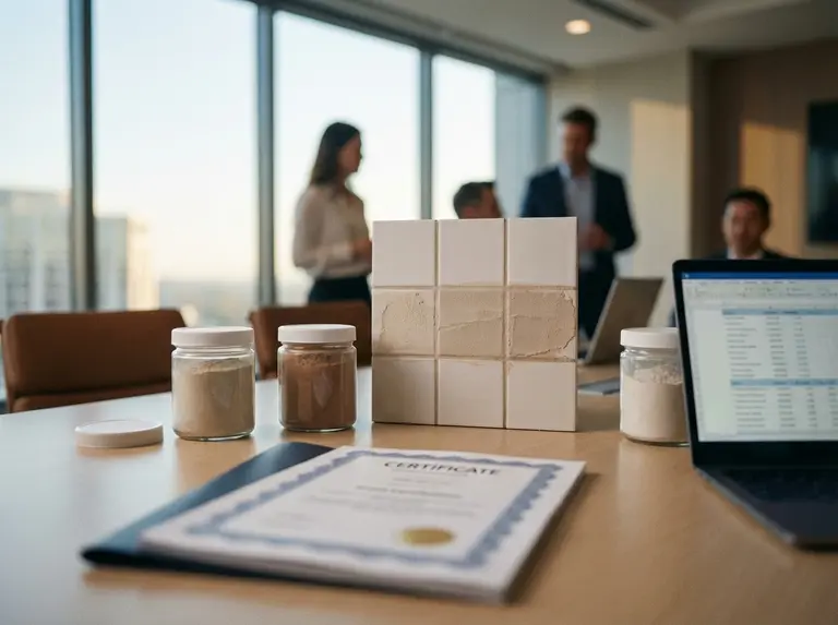 Сертификат на затирку